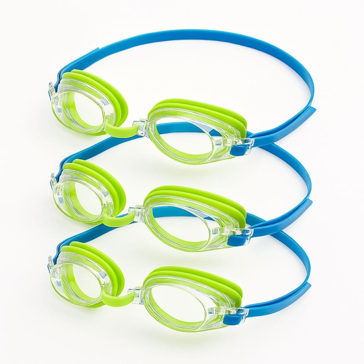 Speedo Jr. Goggle 3 in Pack. (Anti-fog) (UV Protection) ! Green thumbnail 2