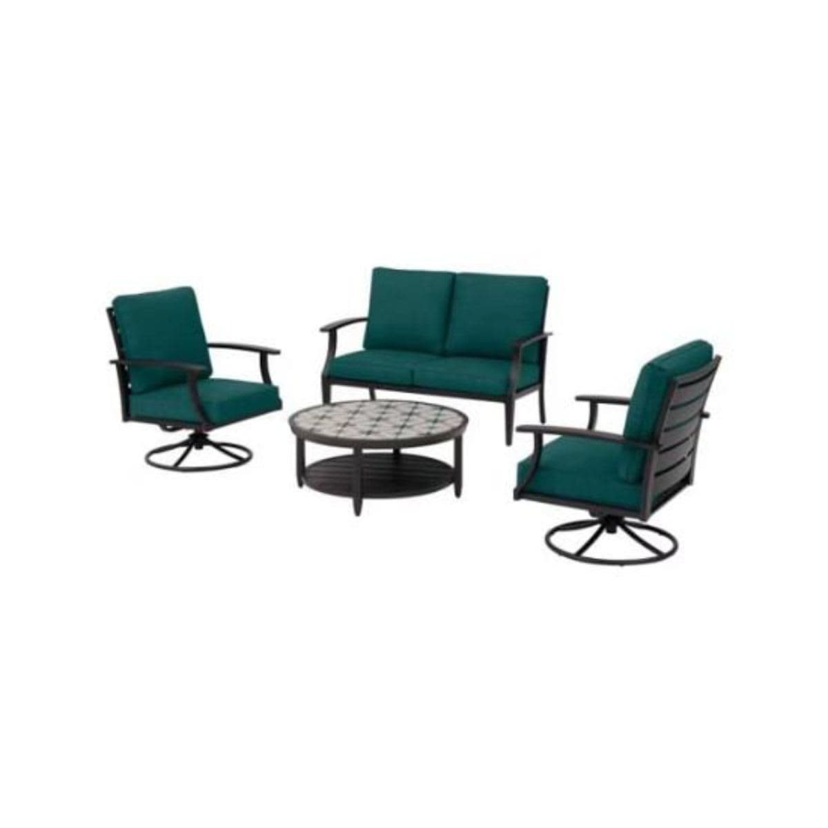 Steel Outdoor Seating Set - Hampton Malachite Green