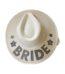 2 x Bride Panama Hat White Stars Target Bullseye for your wedding