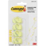 2 x Command Cord Clips, 3M 4pcs