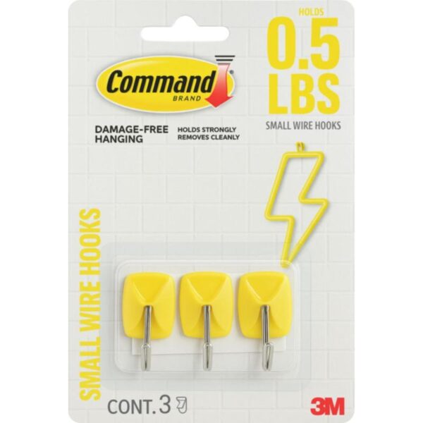 2 x Command Small Wire Hooks 3pcs