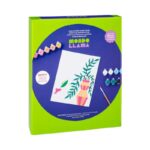 4pk Paint by Number Canvas boards Floral - Mondo Llama™: DIY Art Kit, Acrylic Paint & Brushes, Adult Craft Activity