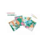 4pk Paint by Number Canvas boards Floral - Mondo Llama™: DIY Art Kit, Acrylic Paint & Brushes, Adult Craft Activity