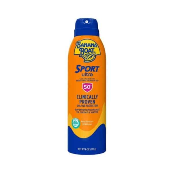 Banana Boat Sport Ultra Sunscreen Spray Twin Pack, SPF 50, 6 oz