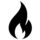 Icon of a flame, representing hot deals and fire sales on liquidation items at Bin4more.