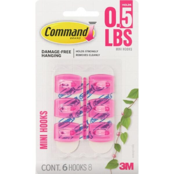 Command Mini Hooks 3M, 6pcs