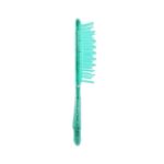 FHI Heat UNbrush Detangling Brush for Pain-Free Brushing on All Wet or Dry Hair Types — Durable DuoFlex Anti-Static Bristles, Lightweight Handle, Vented Hair Brush, Turquoise Green