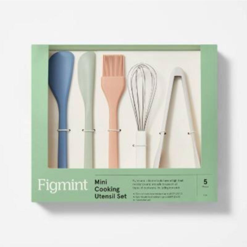 Figmint Silicone Mini Kitchen Utensil Set of 5 Trusted Value Figmint Silicone Mini Kitchen Utensil Set of 5