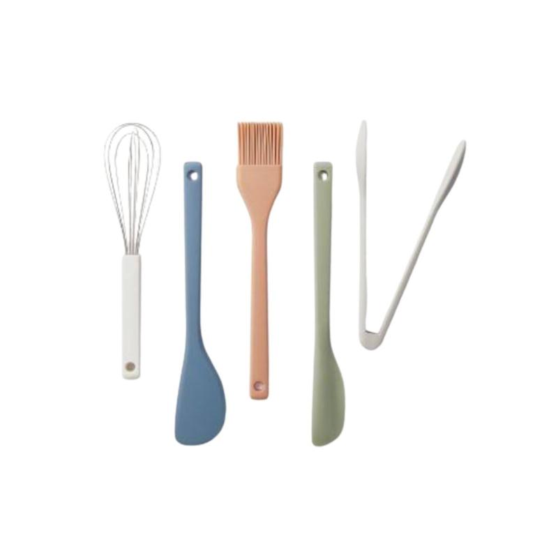 Figmint Silicone Mini Kitchen Utensil Set of 5 Trusted Value Figmint Silicone Mini Kitchen Utensil Set of 5