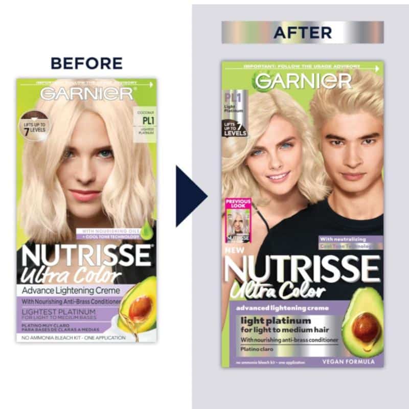 Garnier Nutrisse Ultra Color Coconut PL1 Lightest Platinum