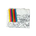 Monod llama colour your own tote bag kit