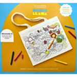Monod llama colour your own tote bag kit