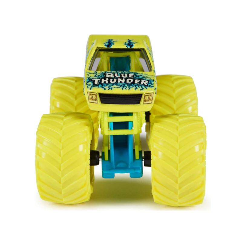 Monster Jam, Official Blue Thunder Monster Truck, Die-Cast Monster Jam, Official Blue Thunder Monster Truck, Die-Cast Vehicle, 1:64 Scale, Kids Toys for Boys Ages 3 and up