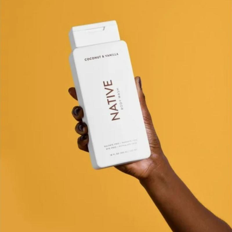 Native Coconut & Vanilla Body Wash, Sulfate Free, Paraben Native Coconut & Vanilla Body Wash, Sulfate Free, Paraben Free, 532 mL