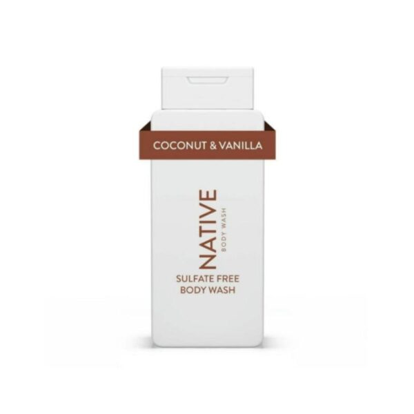Native Coconut & Vanilla Body Wash, Sulfate Free, Paraben Free, 532 mL