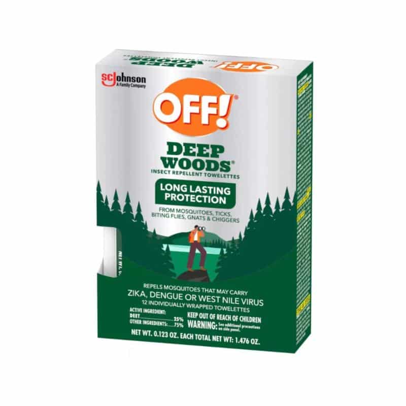 OFF! Deep Woods Insect Repellent Towelettes - 12 Pack OFF! Deep Woods Insect Repellent Towelettes - 12 Pack