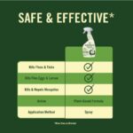 SimpleSource® Flea & Tick Home & Pet Spray, Powered by Plants, Kills Fleas, Flea Eggs, Flea Larvae, & Ticks, Kills & Repels Mosquitos, 32oz Bottle