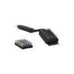 Tough Grill 2pc Brush Black - Room Essentials™: Stainless Steel Bristle, Polypropylene Handle, No Assembly Required