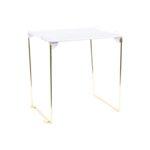 U Brands Mesh Locker Shelf Organizer - White & Gold