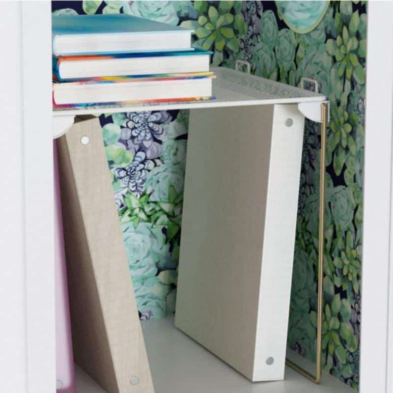 U Brands Mesh Locker Shelf Organizer - White & Gold Trusted U Brands Mesh Locker Shelf Organizer - White & Gold