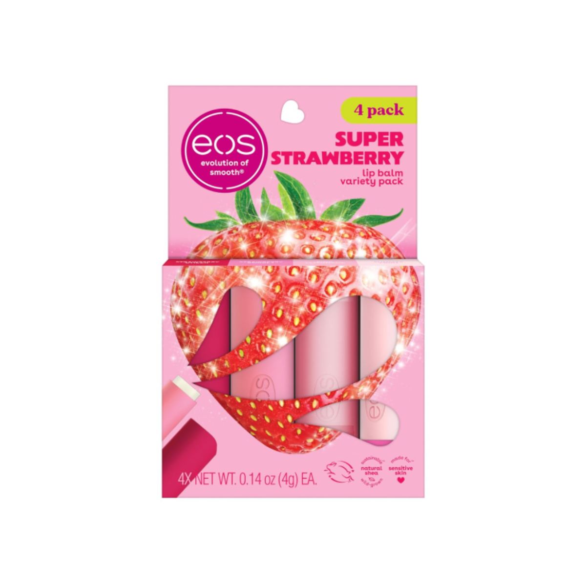 Lip Balm Gift Set - Eos Variety Pack Eos lip balm gift set with variety pack in assorted flavours