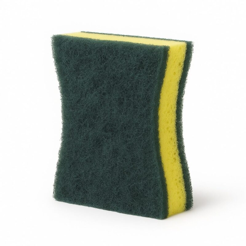 3M heavy duty scrub sponges in green and yellow pack