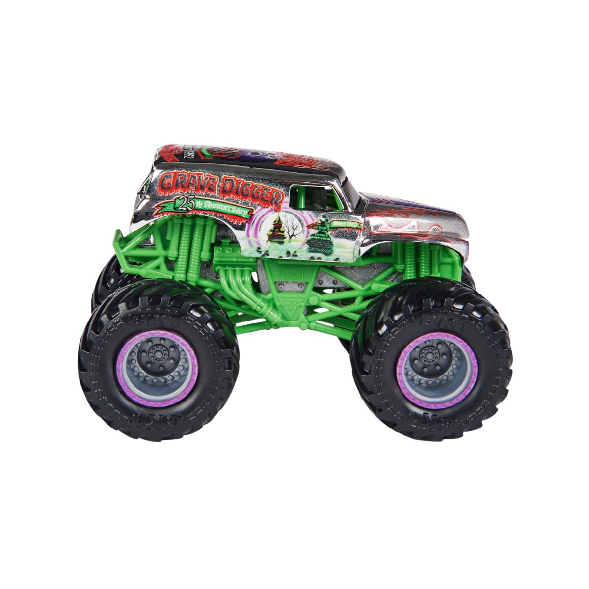 Die Cast Vehicle - Monster Jam Official 1:64 Scale Monster Jam die cast vehicle in 1:64 scale with detailed graphics