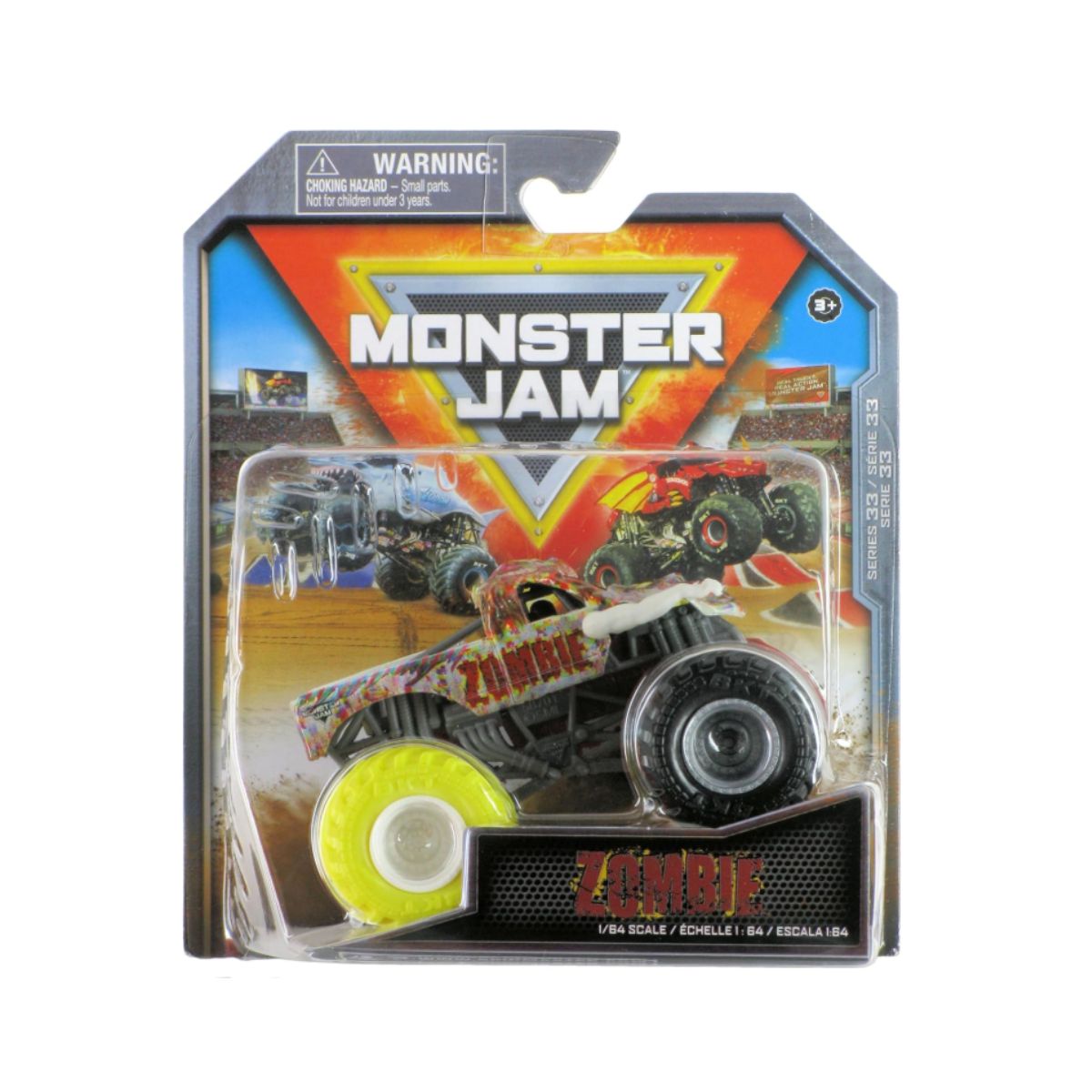 Monster Jam Truck - Monster Series 33 Monster monster jam truck in 1:64 scale diecast detailed graphics