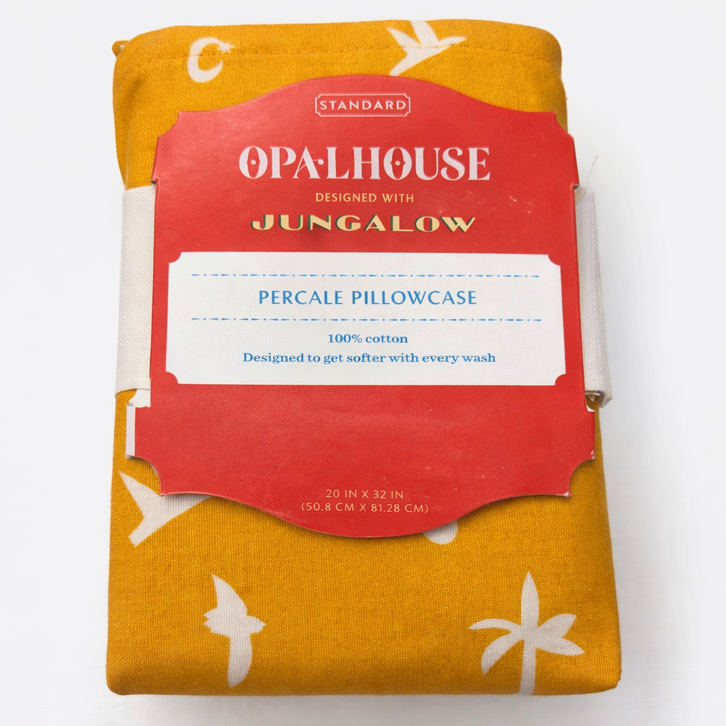 Opalhouse - Pillowcase 100% cotton percale pillowcase in classic white cotton fabric