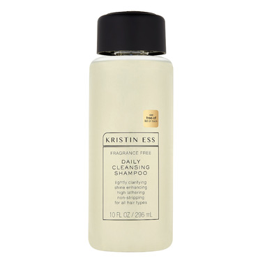 Daily Cleansing Shampoo - Fragrance Free daily cleansing shampoo bottle in white packaging