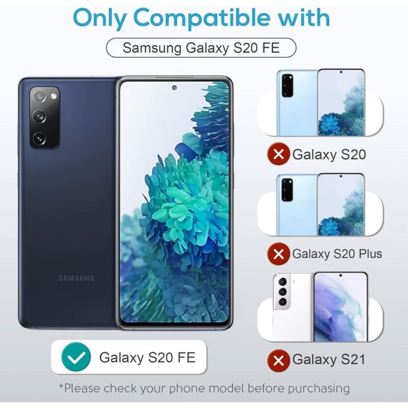 LK screen protector in clear tempered glass for Samsung Galaxy S20 FE