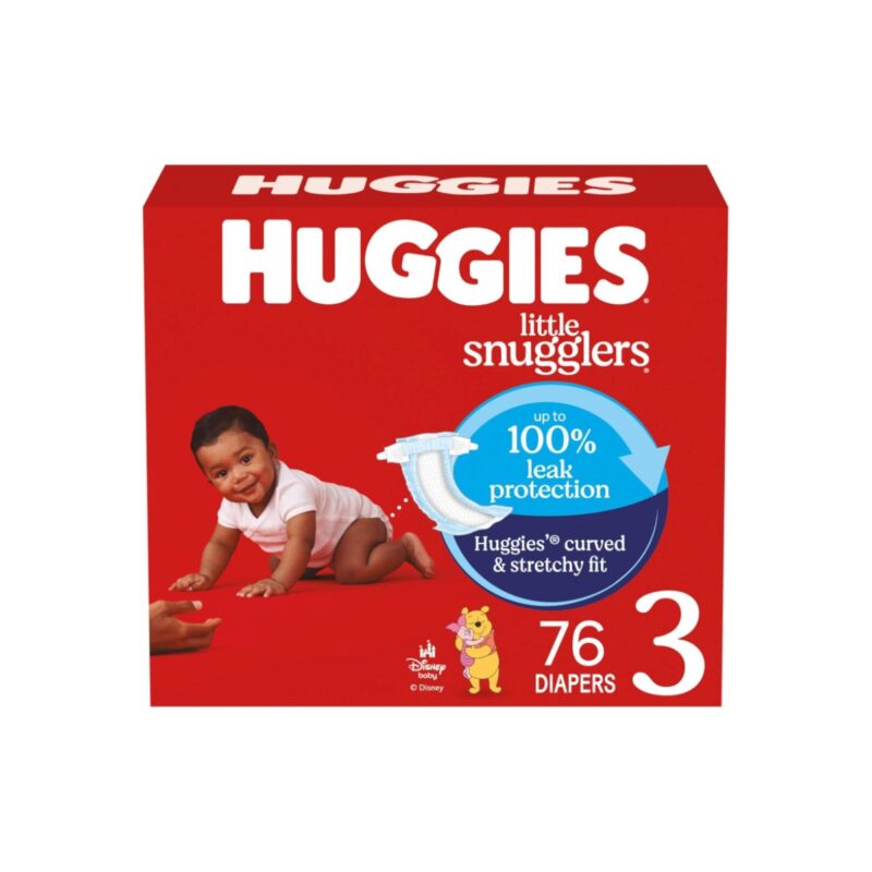 Huggies little movers diapers in professional product photography